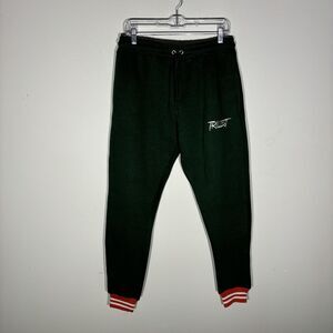 NWT Trillest Green Sweat Pants Straight Leg Joggers Mens Size L